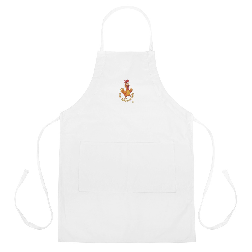 Embroidered Apron Hen-Tally Unstable - Image 2