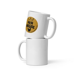White Glossy Mug- Hen House Brand